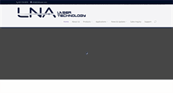 Desktop Screenshot of lnalaser.com